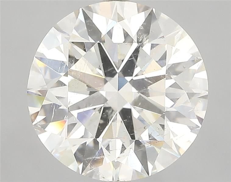 5.19ct I SI1 Rare Carat Ideal Cut Round Diamond