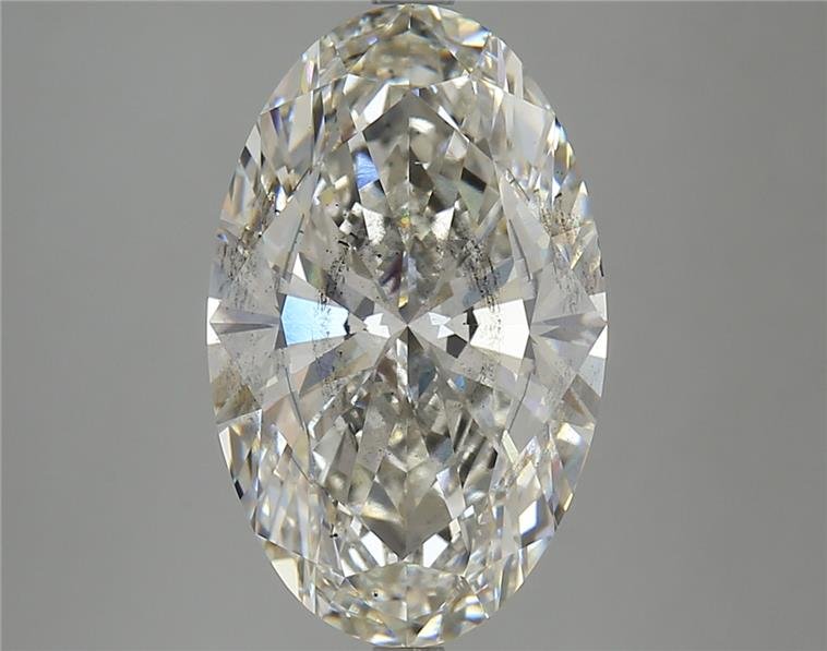 6.03ct H SI2 Rare Carat Ideal Cut Oval Lab Grown Diamond