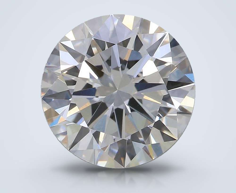 3.08 Carat Round Lab Diamond