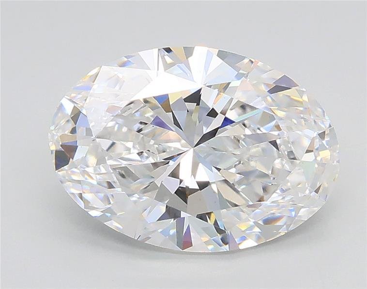 2.01ct D VS1 Rare Carat Ideal Cut Oval Lab Grown Diamond