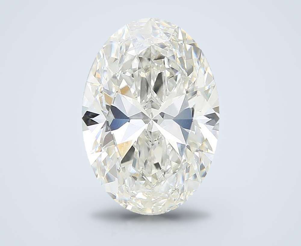 6.40 Carat Oval Lab Diamond