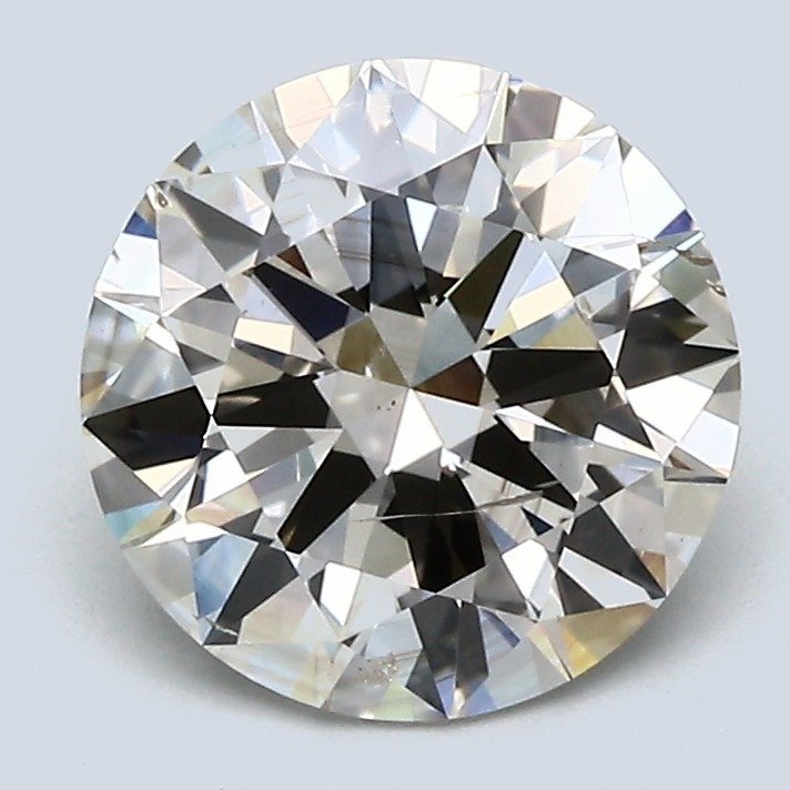 2.50ct K SI2 Rare Carat Ideal Cut Round Diamond
