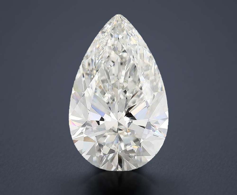 5.00 Carat Pear Lab Diamond
