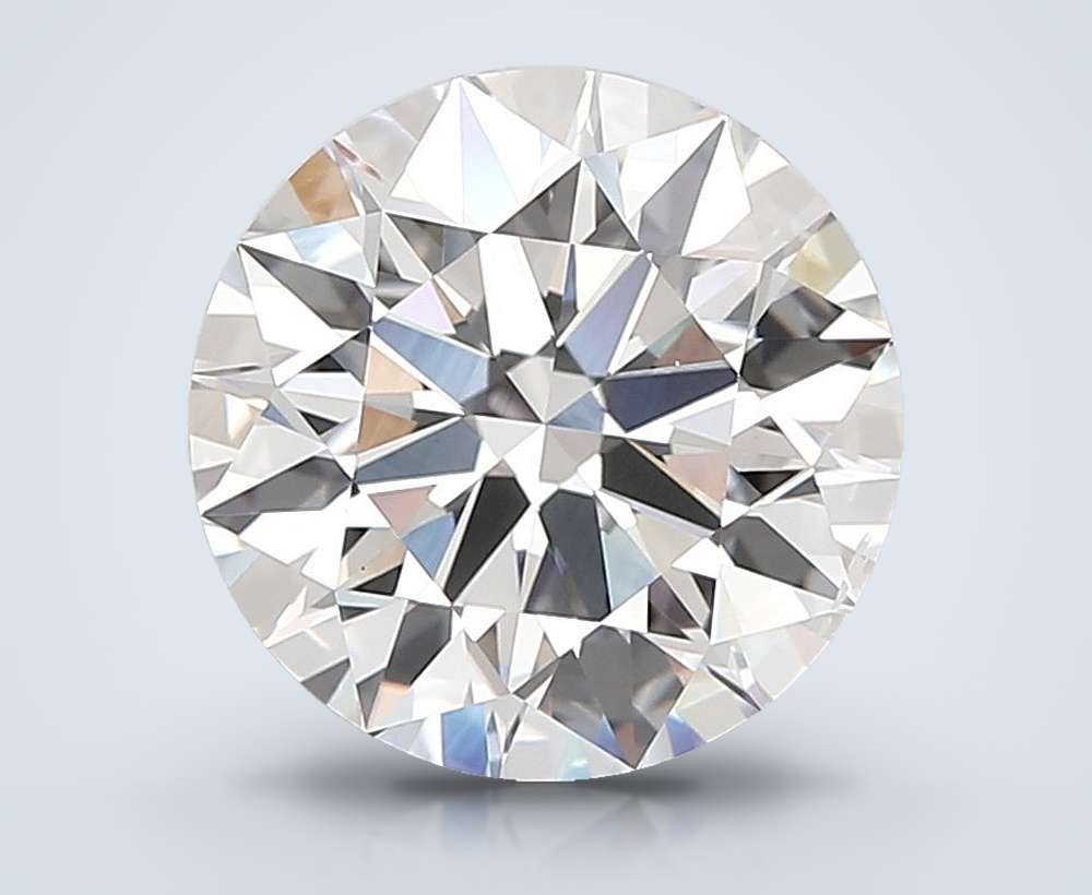 6.04 Carat Round Lab Diamond