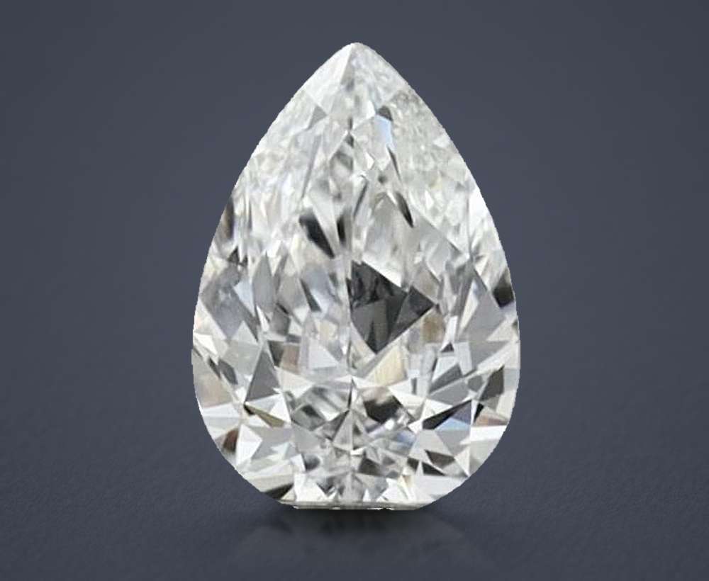 0.18 Carat Pear Natural Diamond