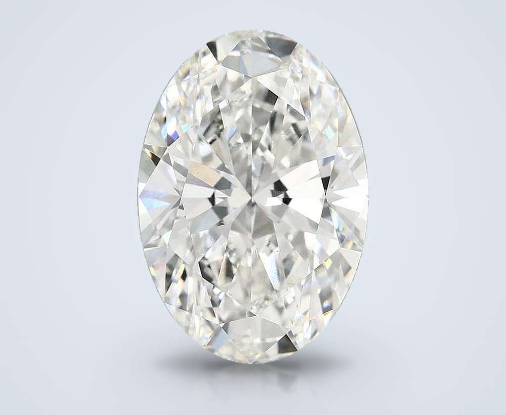 7.81 Carat Oval Lab Diamond