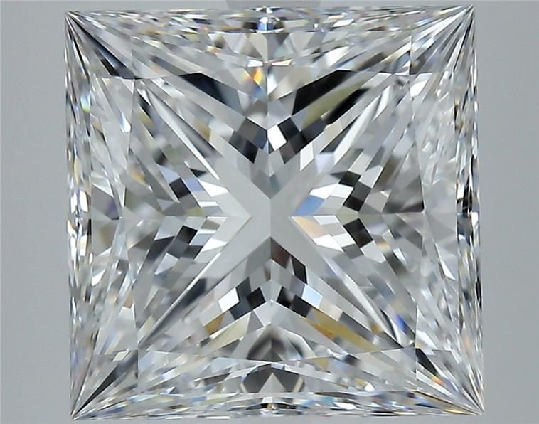 8.27ct E VS1 Rare Carat Ideal Cut Princess Diamond