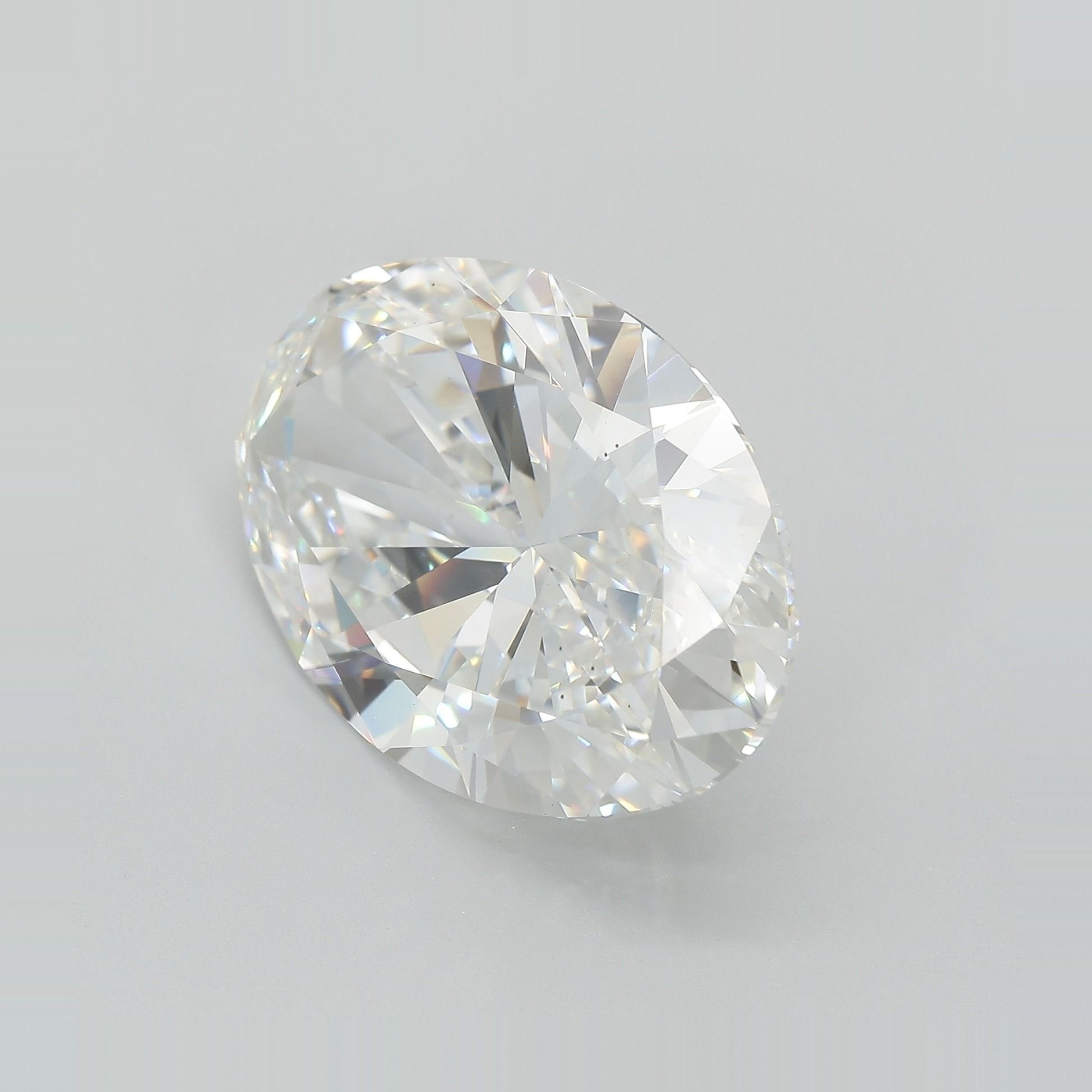 17.04ct F VS1 Very Good Cut Oval Lab Grown Diamond