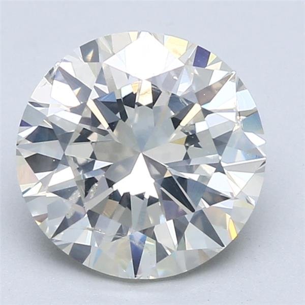 3.50ct J SI2 Very Good Cut Round Diamond