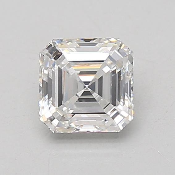 0.88ct D VS2 Rare Carat Ideal Cut Asscher Lab Grown Diamond