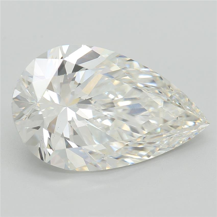 5.19ct G VS1 Rare Carat Ideal Cut Pear Lab Grown Diamond