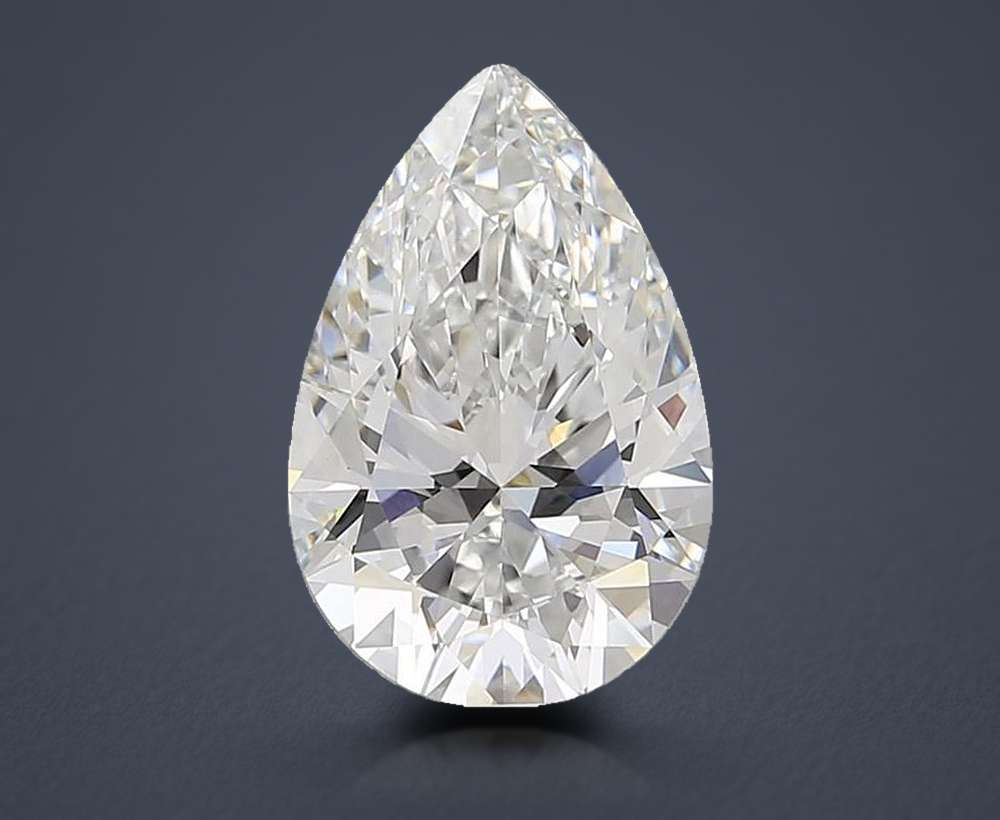 3.54 Carat Pear Lab Diamond
