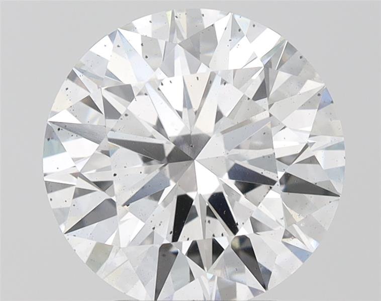 4.01ct F SI1 Rare Carat Ideal Cut Round Lab Grown Diamond