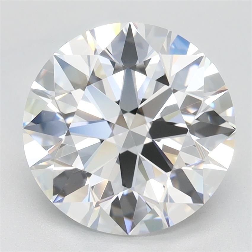 2.66ct D IF Rare Carat Ideal Cut Round Lab Grown Diamond