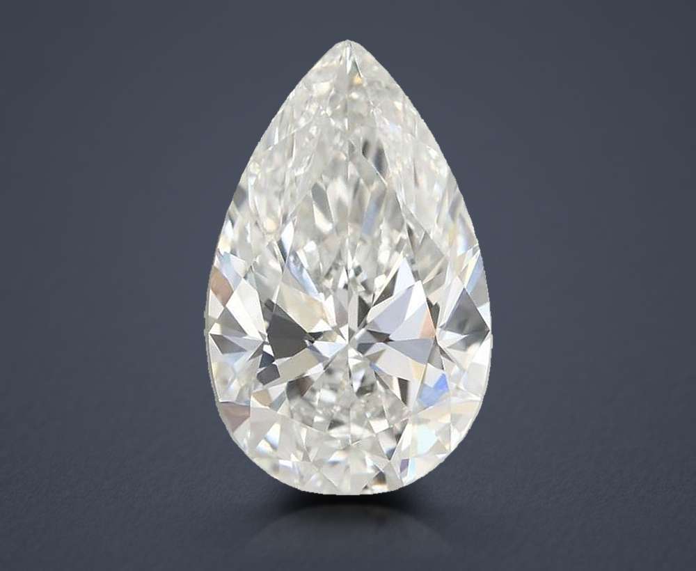 7.07 Carat Pear Lab Diamond