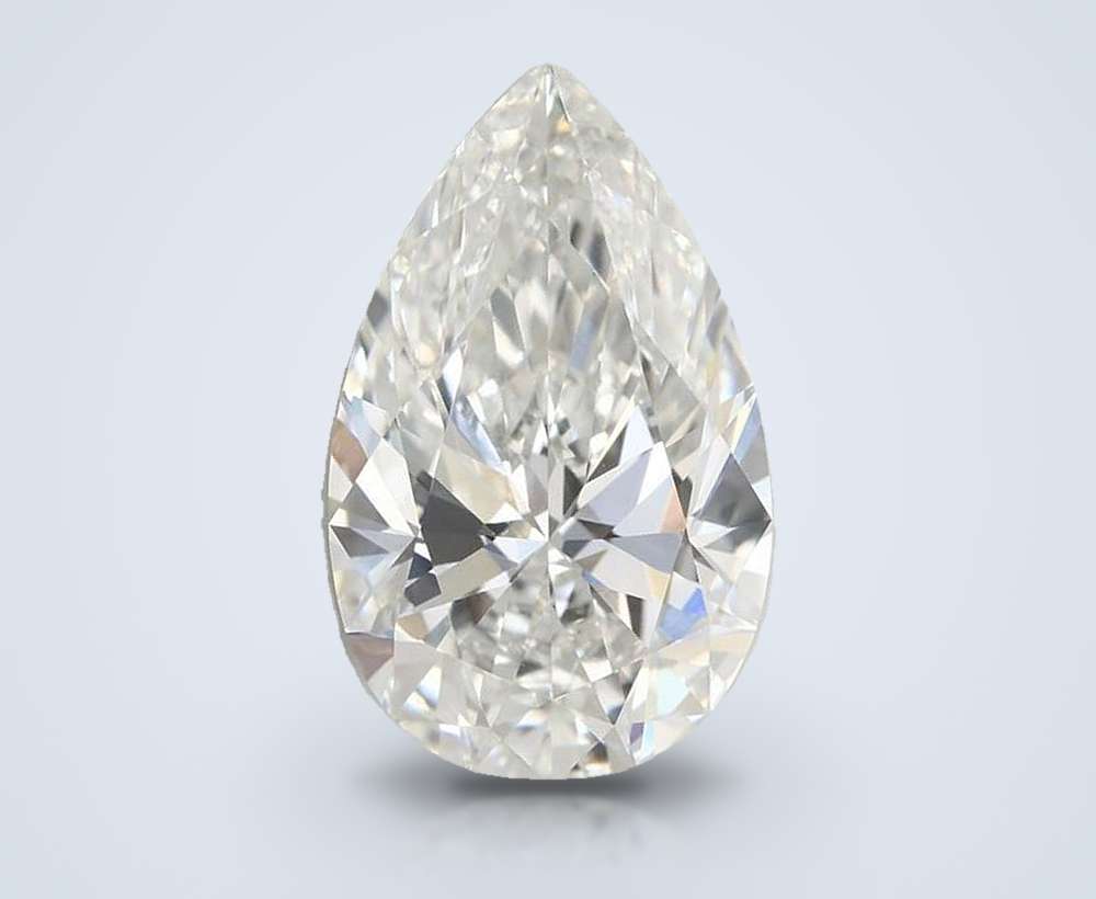 7.07 Carat Pear Lab Diamond