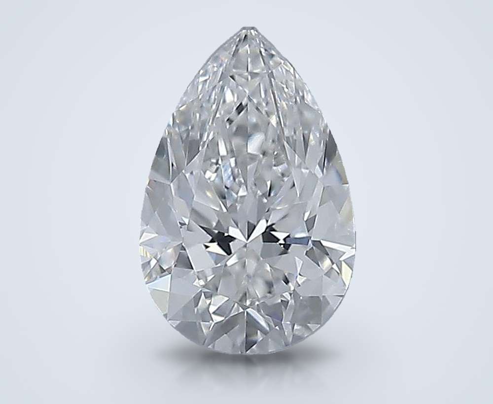 0.90 Carat Pear Natural Diamond