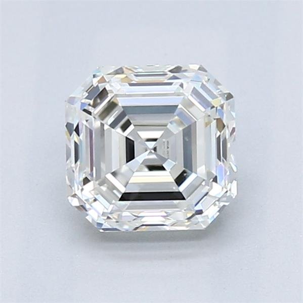 1.18ct H VS2 Rare Carat Ideal Cut Asscher Diamond