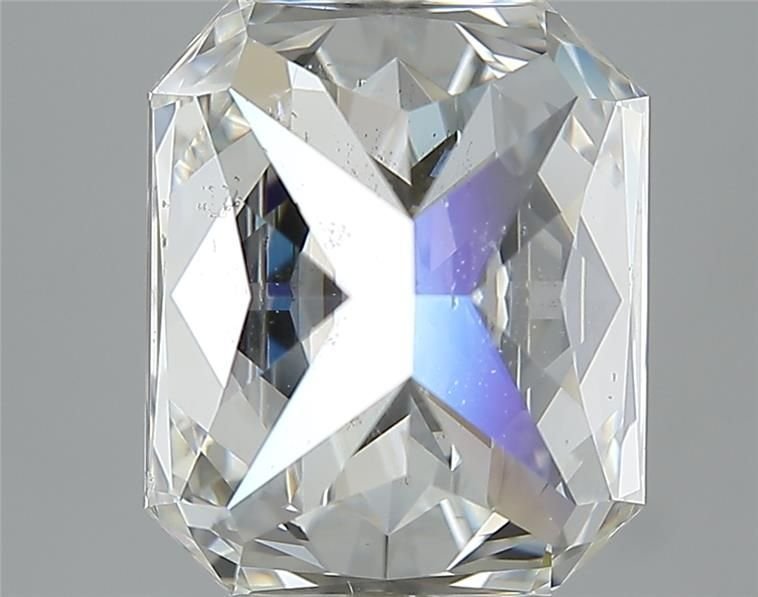 4.21ct I SI1 Rare Carat Ideal Cut Radiant Diamond