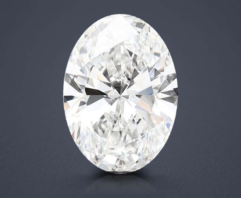 4.00 Carat Oval Lab Diamond