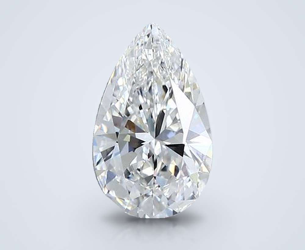 2.01 Carat Pear Natural Diamond