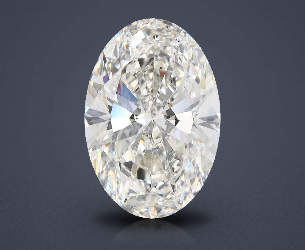 6.52 Carat Oval Lab Diamond