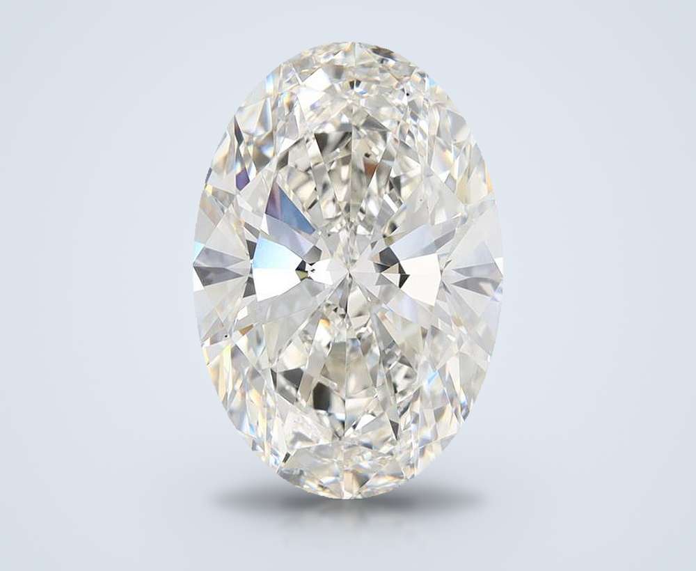 6.52 Carat Oval Lab Diamond
