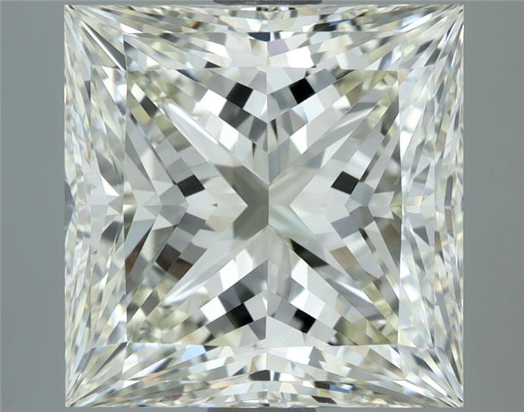 5.26ct K VVS2 Rare Carat Ideal Cut Princess Diamond