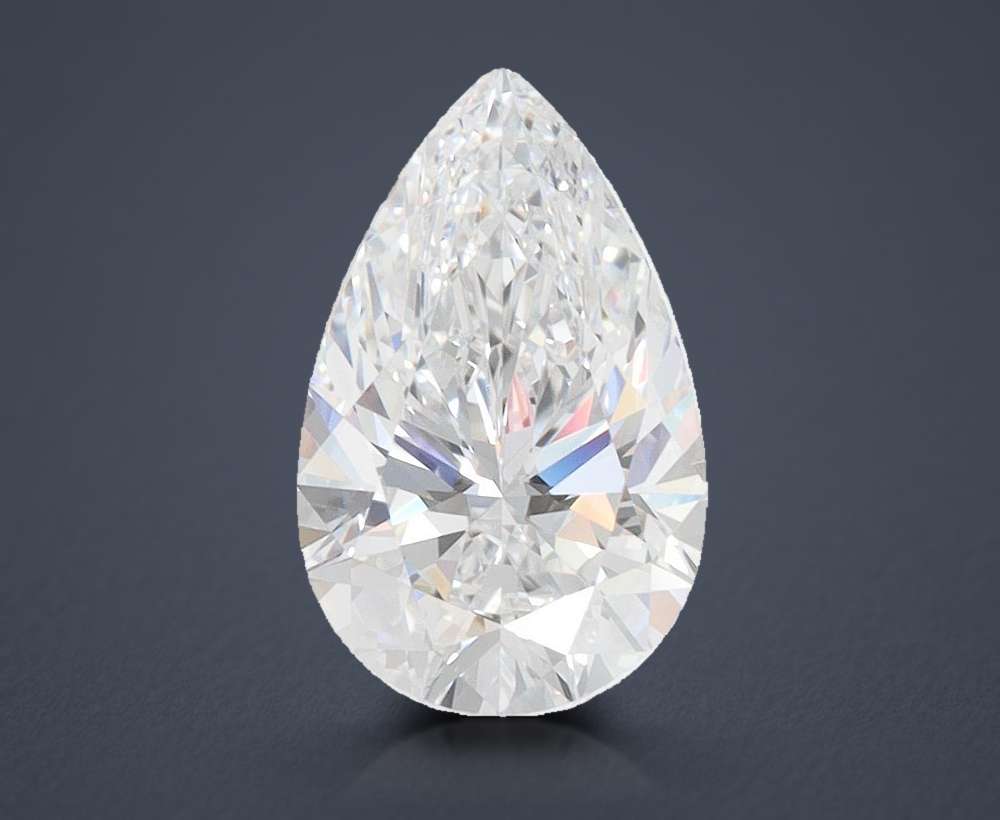 1.53 Carat Pear Lab Diamond