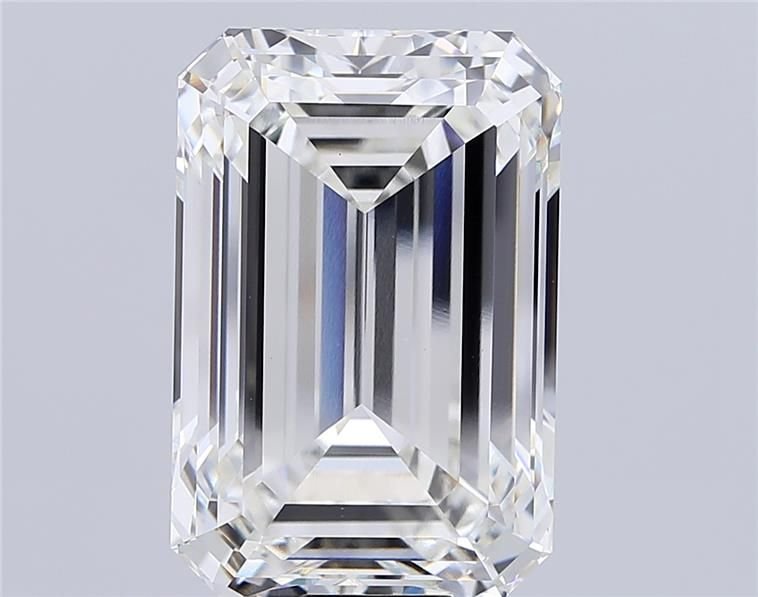 30.97ct G VS1 Rare Carat Ideal Cut Emerald Lab Grown Diamond