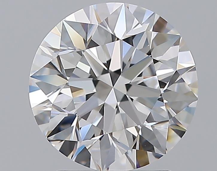 2.51ct D VVS2 Rare Carat Ideal Cut Round Diamond