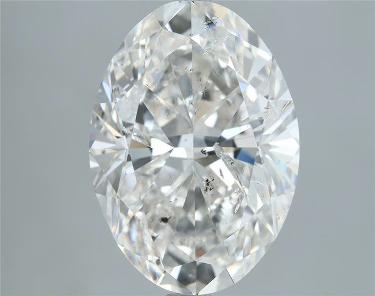 5.01ct H SI2 Rare Carat Ideal Cut Oval Diamond