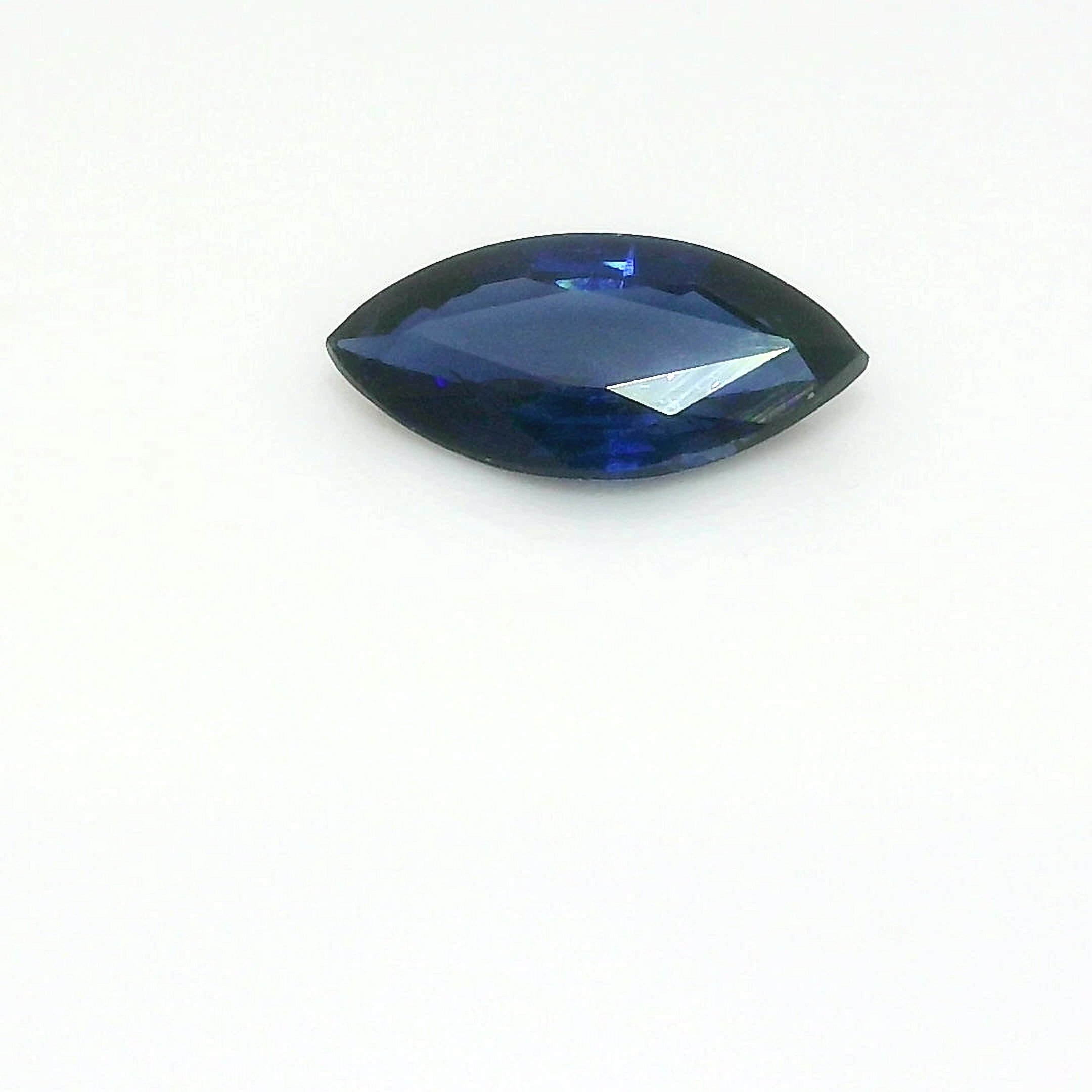 0.30 Carat Blue Marquise Sapphire