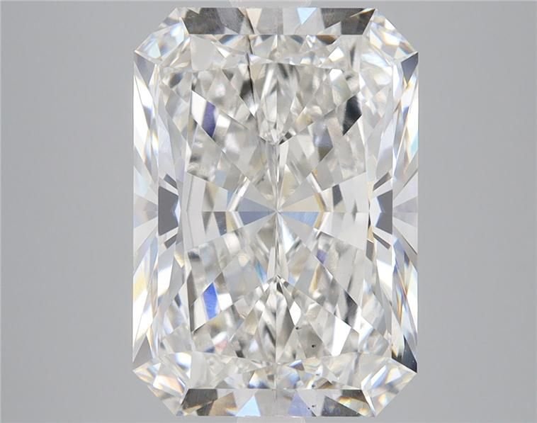 6.51ct H SI1 Rare Carat Ideal Cut Radiant Lab Grown Diamond