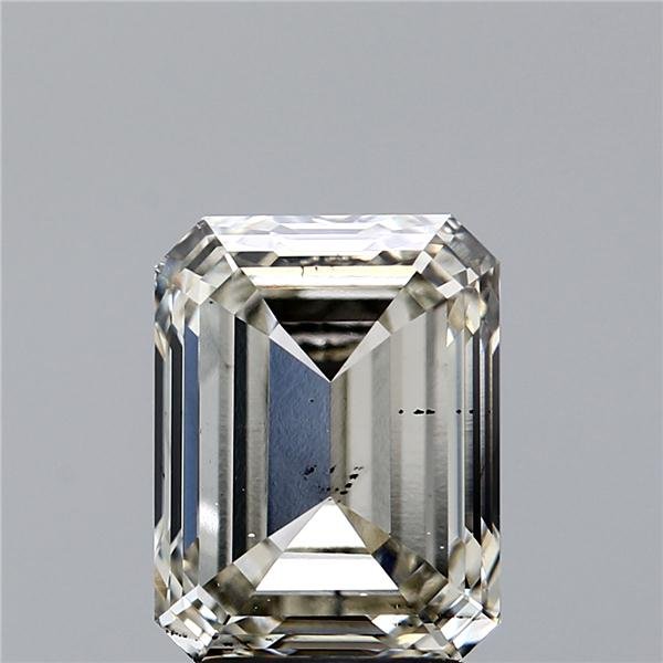 3.01ct K SI1 Very Good Cut Emerald Lab Grown Diamond