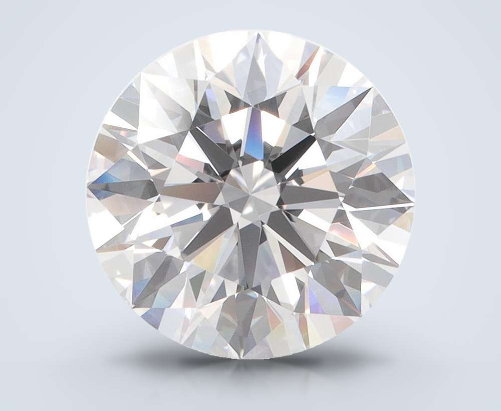 4.09 Carat Round Lab Diamond