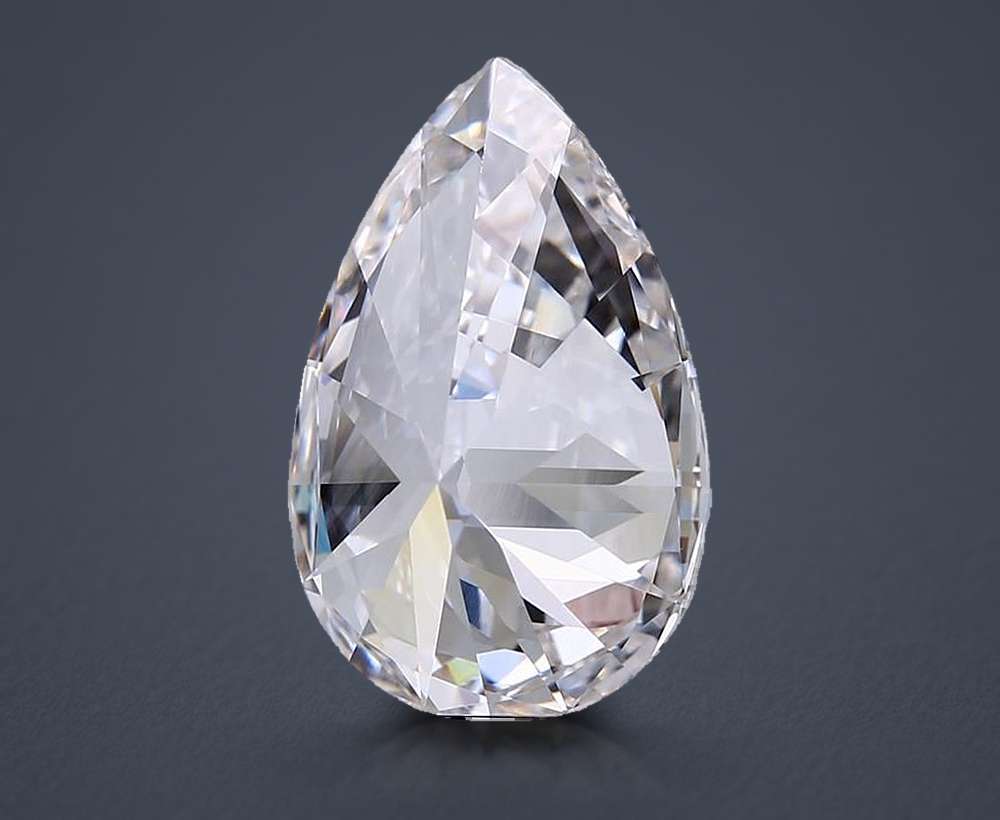 3.08 Carat Pear Lab Diamond