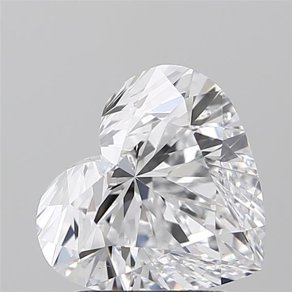 2.02ct D VVS2 Rare Carat Ideal Cut Heart Lab Grown Diamond