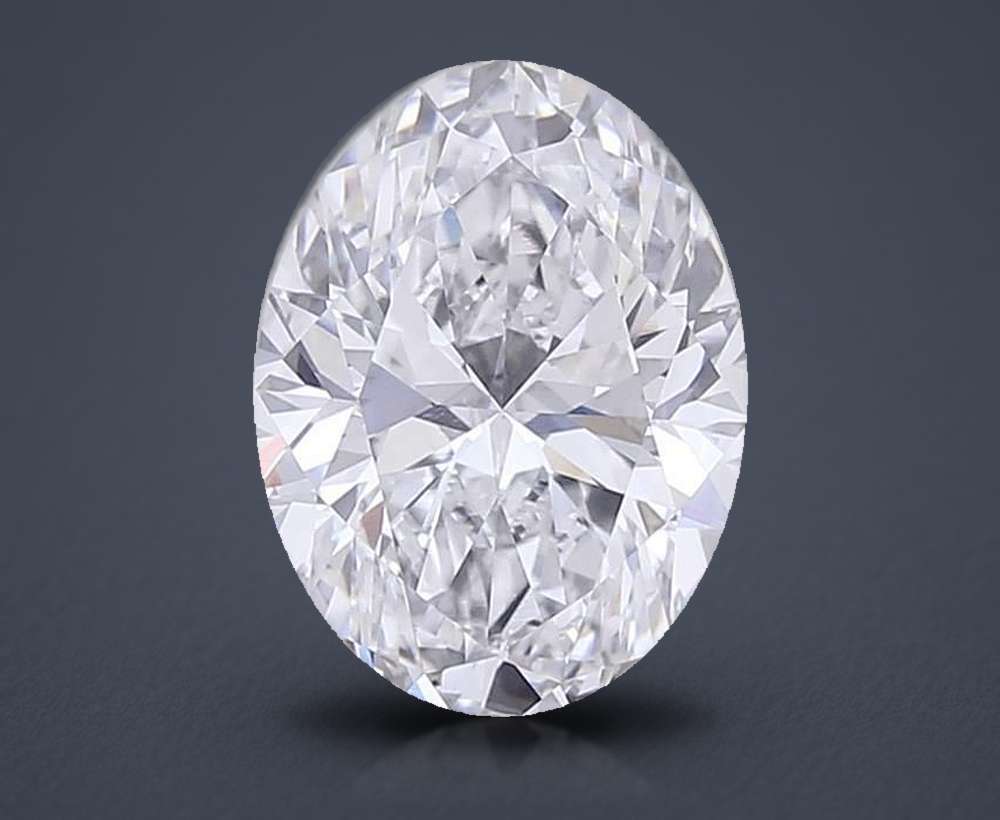 6.01 Carat Oval Lab Diamond
