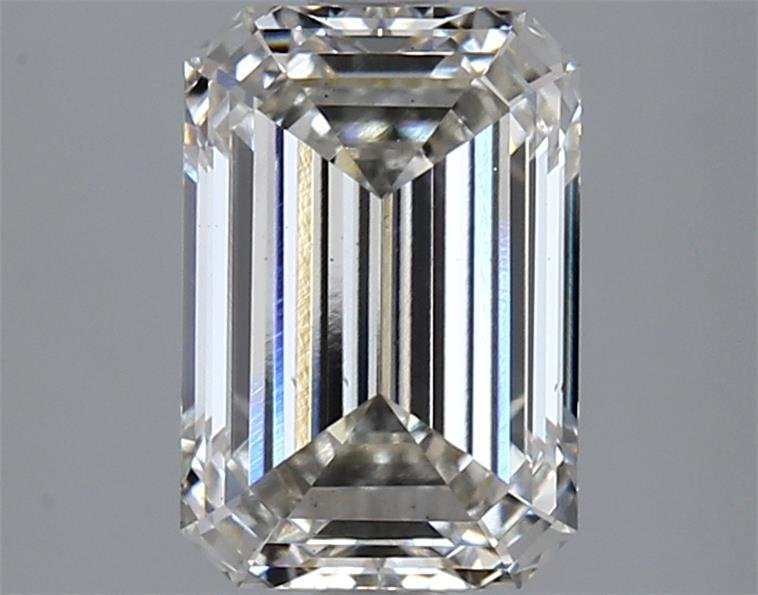 2.90ct H VS2 Rare Carat Ideal Cut Emerald Lab Grown Diamond