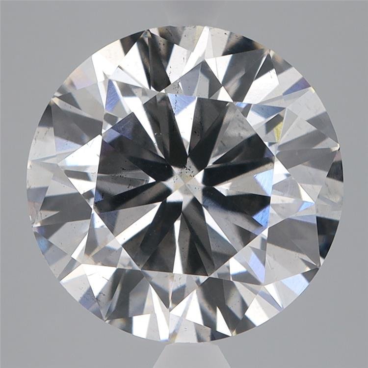 4.99ct F SI1 Good Cut Round Lab Grown Diamond