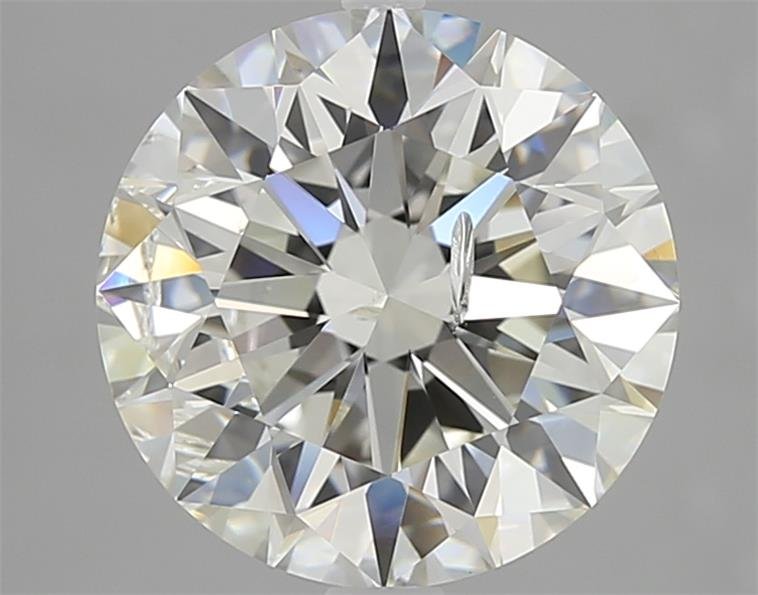 3.66ct H SI2 Rare Carat Ideal Cut Round Diamond