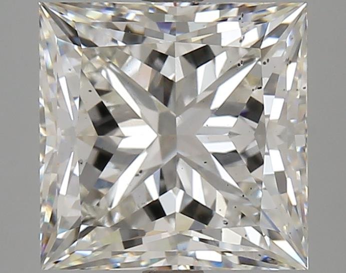 4.29ct G SI1 Rare Carat Ideal Cut Princess Lab Grown Diamond