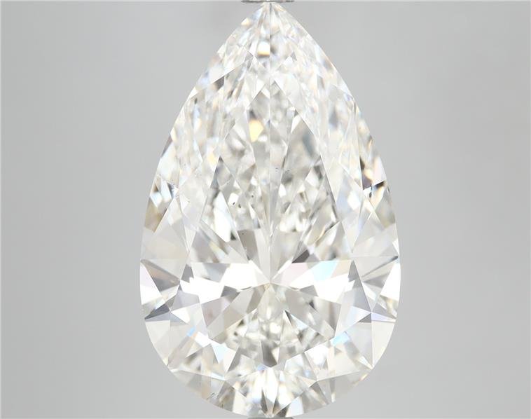 7.02ct G SI1 Rare Carat Ideal Cut Pear Diamond