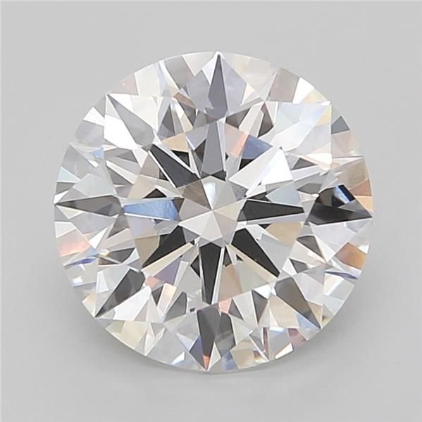4.05ct F VVS2 Rare Carat Ideal Cut Round Lab Grown Diamond