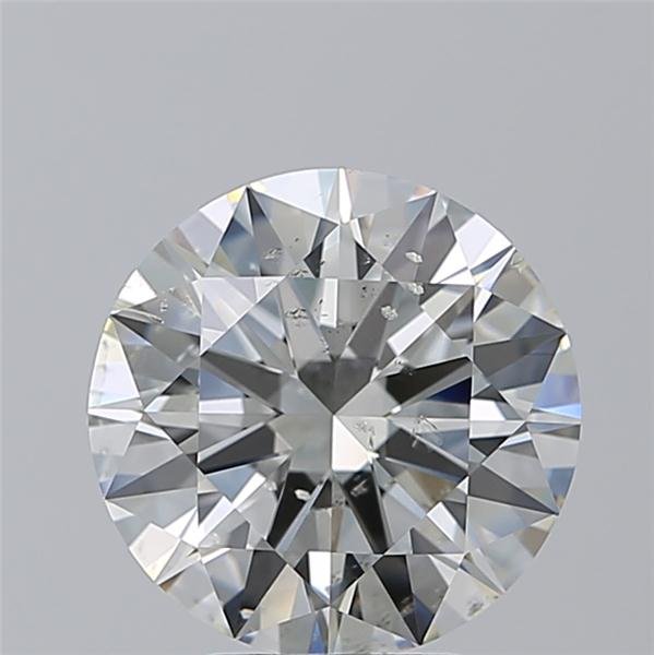 4.02ct I SI2 Rare Carat Ideal Cut Round Diamond