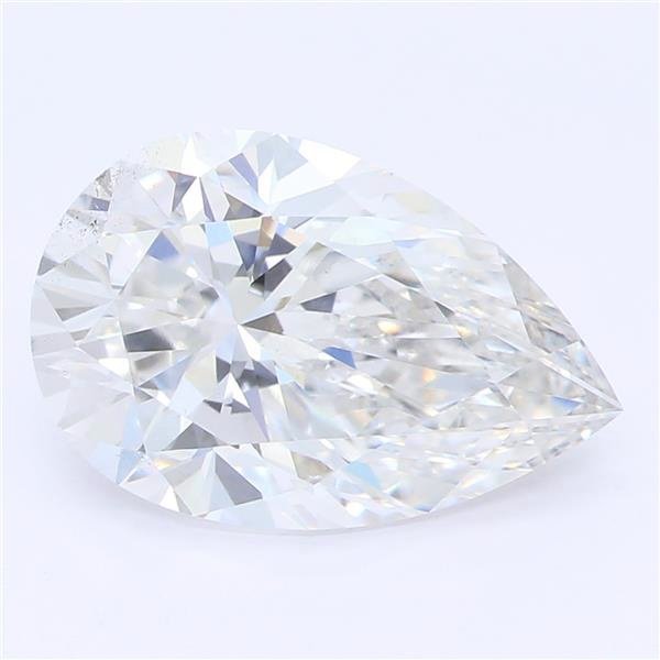 2.23ct E SI1 Rare Carat Ideal Cut Pear Lab Grown Diamond