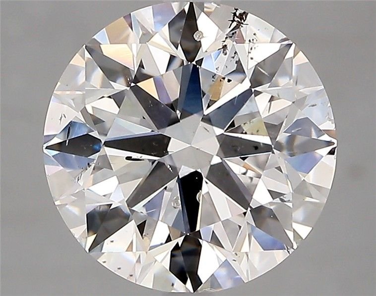 4.00ct D SI2 Rare Carat Ideal Cut Round Diamond