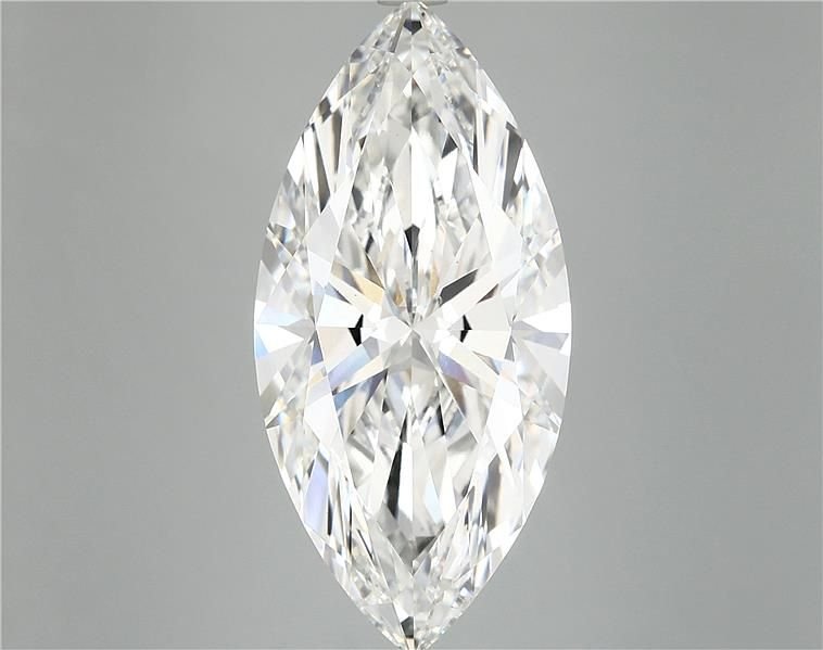8.17ct F VS2 Rare Carat Ideal Cut Marquise Lab Grown Diamond