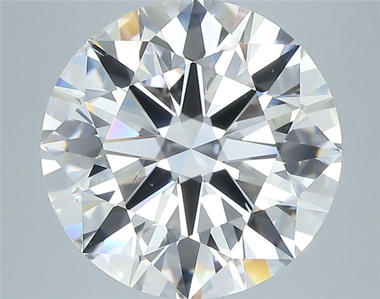 5.01ct H SI1 Rare Carat Ideal Cut Round Diamond